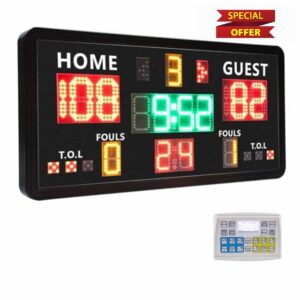 Large Electronic Scoreboard with Remote