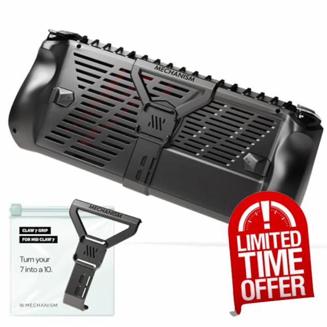 Mechanism Console Grip for MSI Claw 7 AI+ Handheld Game Console | Easy to Use Accessories for MSI Claw | Build Your Bundle Accessories