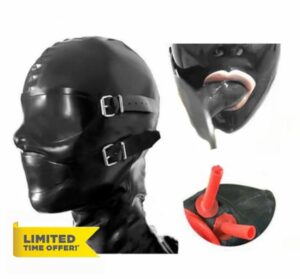 Latex Hood Rubber Mask Handmade for Men Women