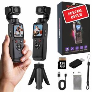 4K Handheld Vlogging Camera with WiFi