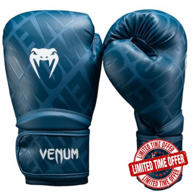 Venum Contender 1.5 XT 3D Boxing Gloves - Navy Blue - 14-Ounce
