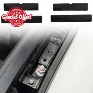 4pcs Toyota RAV4 XA50 2019-2024 Plastic Roof Rail Rack End Cover Shell Replacement Car Accessories