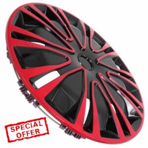 CLISPEED 15 Inch Wheel Hub Cap for Cars Decorative Wheel Hub Cover Made of Sturdy Pp Material Withstands Wear and Tea