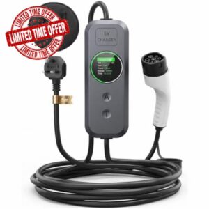 EV Charger Cable Type 2 to 3 Pin Plug