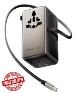 MOMAX Universal Travel Adapter with Cable
