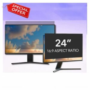 Reusable No Bubbles Screen Protector Magnetic 24 Inch Privacy Screen For Frameless Monitor 16:9 Aspect Ratio Removable 24 In Protector Film(24inch/53.1x29.8cm)