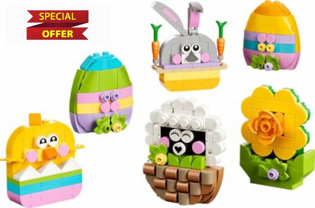 LEGO Easter Decorations Limited Edition (40890) 312 Pieces Ages 7 and Up