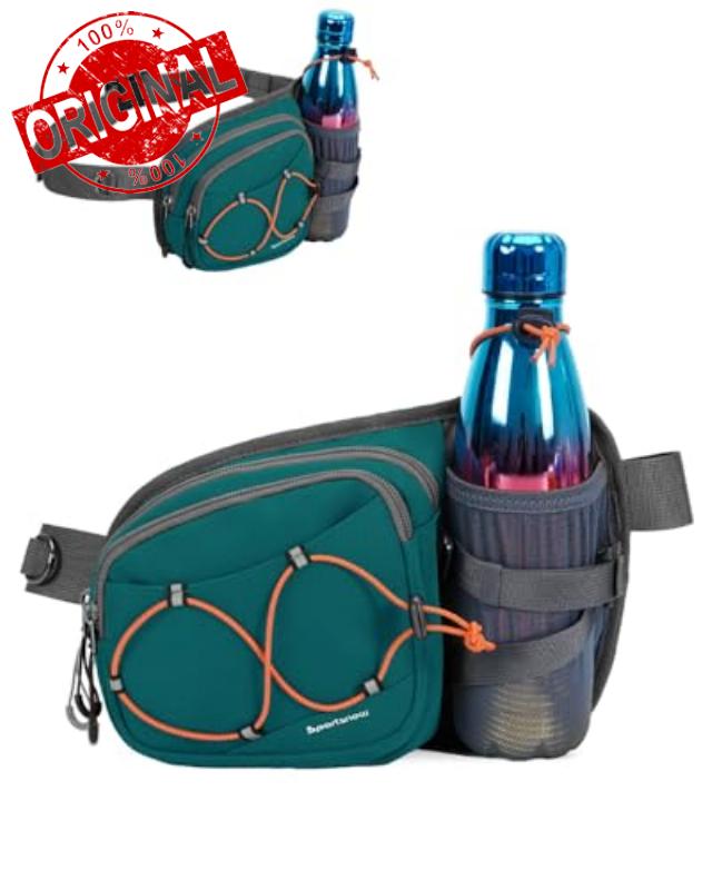 Sportsnew Bum Bag Fanny Pack with Water Bottle Holder