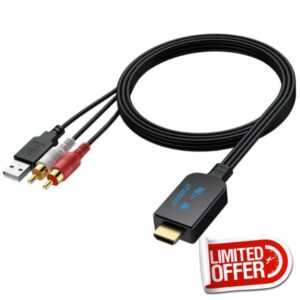 AUTOUTLET eARC/ARC to RCA Audio Cable