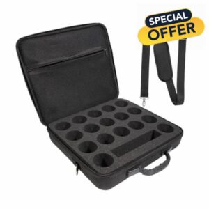 Pool Ball Case Carrying - Portable Bag with Handle | Padded Billiard Carrying Bags - for Training Home Tournaments Recreation Room Sports Bar Enthusiasts Men Wome