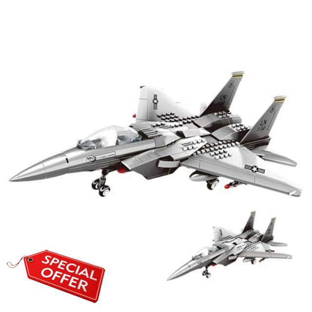 Fighter Jet Building Block Set