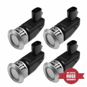 Parking assist sensor For Captiva 4 Pcs Parking Assistance Ultrasonic Sensor PDC 96673471 96673467 96673464 96673474(Silver)
