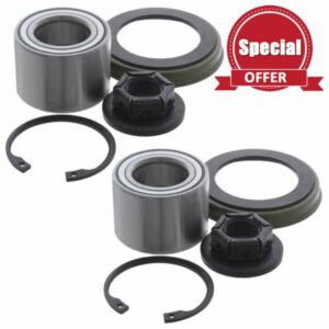 XYZ Parts Replacement Rear Wheel Bearing Kits Pair Compatible with Ford Fiesta Mk6 Hatchback & Van 2002-2009 1085565