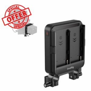 SMALLRIG Dual NP-F Battery Plate Kit for 15mm LWS Rods