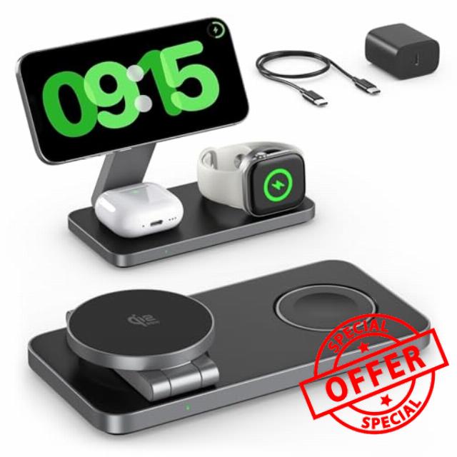 3 in 1 Wireless Charging Station for iPhone