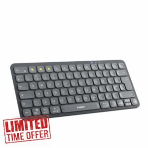 Inateck Bluetooth Wireless Keyboard with 3-Channel Easy-Switch