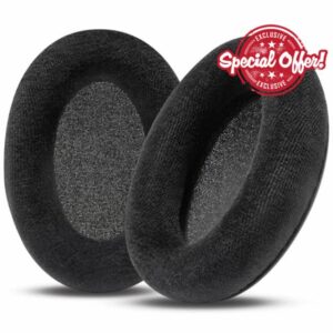 WC StealthZ HD6XX – Upgraded Earpads Compatible with Sennheiser HD6-Series Headphones by Wicked Cushions & GadgetryTech | Enhanced Sound Precision & Comfort | Black