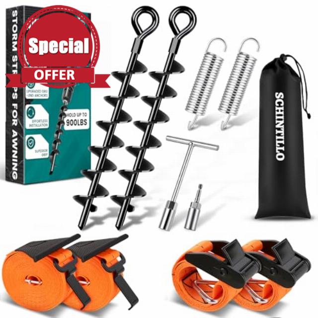 Awning Tie Down Kit Storm Straps for Awnings