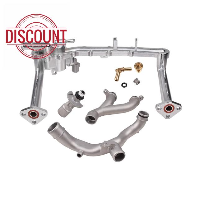 LR092992 LR041788 Upgraded Metal Coolant Water Pipe System Compatible with Land Rover Range Rover Sport LR4 Jaguar XF XJ XE 3.0L V6 Replaces# LR075991 LR087558 LR122710 LR109401