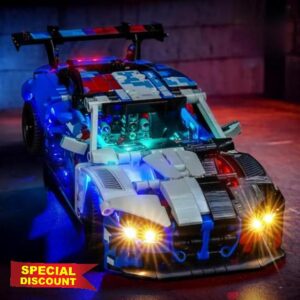 LocoLee Light kit Compatible with Lego 42226 BMW M4 GT3 EVO Race Car - No Actual Model Only Lights