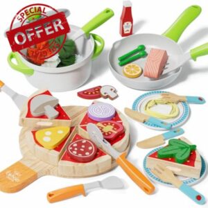 Lehoo Castle Wooden Play Food
