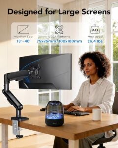 NITROGLIDE™ Single Monitor Mount Holds up to 12kg