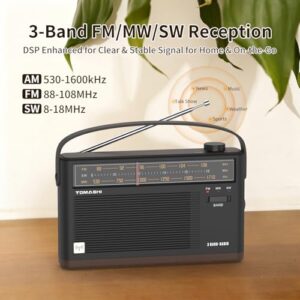 Portable AM/FM/SW Radio with LED Indicator
