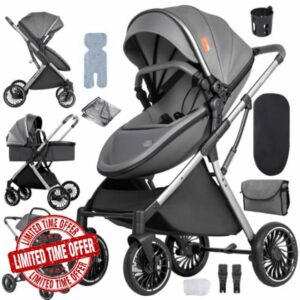 3 in 1 Baby Stroller with Bassinet Mode