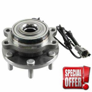 Front Hub Wheel Bearing Kit Compatible With Nissan Navara D40 (Years 2005-2015) Left or Right With ABS