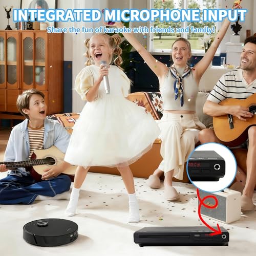 USB Input Supports MP3/MP4/AVI Formats