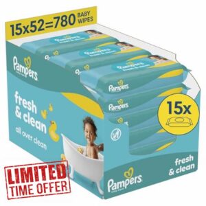 Pampers Fresh Clean Baby Wipes