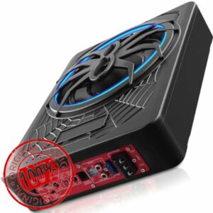 OiLiehu Slim Under Seat Car Subwoofer