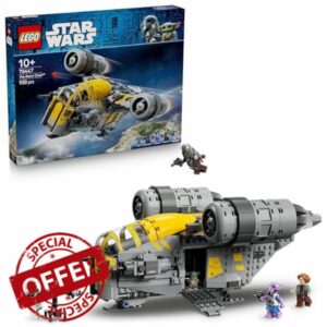 LEGO Star Wars 75447 The Razor Crest Starship Toy - The Mandalorian and Grogu Model Kit w/ 4 Minifigures & Grogu Figure - Birthday Gift for 10+ Year Old Boys