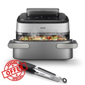 Philips Airfryer 5000 Series Megabasket with Steam - Unique Steamfry