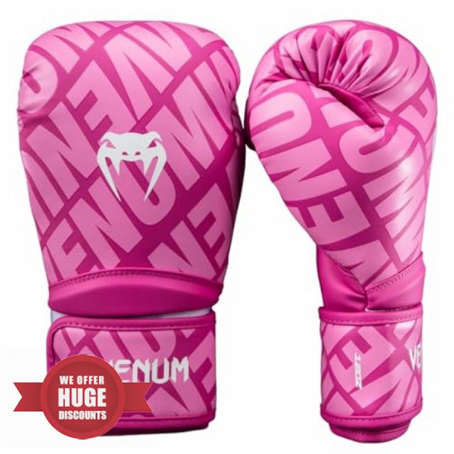 Venum Contender 1.5 XT 3D Boxing Gloves - Candy Pink-White 16-Ounce