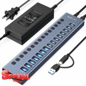 Powered USB 3.2 Hub