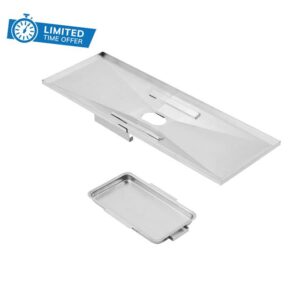 Oklagarden SGP4130N Drip Pan for Stok Grill Replacement Parts SGP4130N SGP4333SB SGP4032N Stok Quattro Grease Tray Replacement Master Forge Grill Parts MFA350BNP MFA350CNP Adjustable Drip Catch Pa