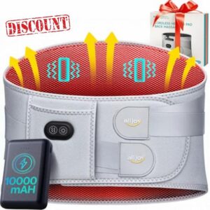 ALLJOY 170cm Cordless Heat Pad for Back Pain Relief