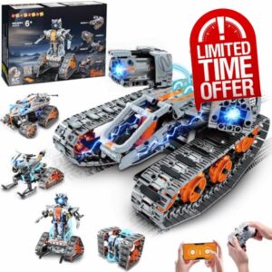 HOGOKIDS 5-in-1 Robot Kit with LED
