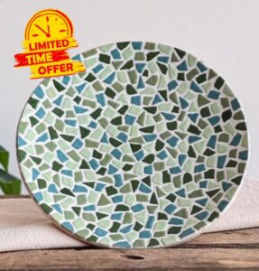 Little Creations mosaic bowl green DIY craft kit creative