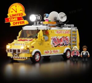 Lumibricks Graffiti Crew Clamping Blocks with LED Lighting