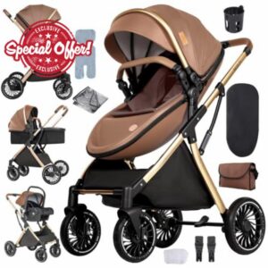 3 in 1 Baby Stroller with Bassinet Mode
