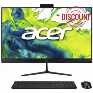 acer Aspire C27-B All-in-One Desktop PC | 27" Full HD 120Hz Display | Intel Core i5-13420H | 8GB DDR4 RAM | 512GB SSD | Intel UHD Graphics | Wi-Fi 6 | Windows 11 Home | Black | DQ.BR7EK.002