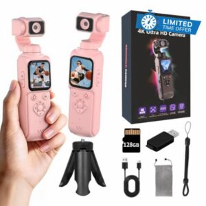 4K Handheld Vlogging Camera with WiFi