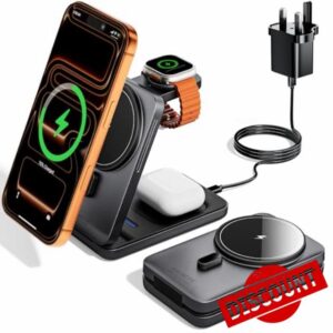 KPON 3 in 1 Wireless Charging Station for Apple