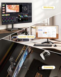 Freestanding Monitor Arm for 17-32 inch & 10KG Capacity Screen