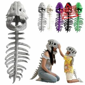 Dinosaur Skeleton Headgear Pillow