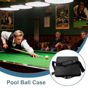 Travel Storage Box with Shoulder Strap - Billiard Balls Storage Box with Handle