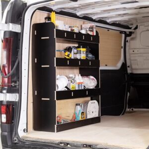 Van Racking & Shelving compatible with Trafic SWB (L1) 2015+ Heavy Duty HEXABOARD Van Storage System - Tool Storage Shelves & Work Van Organisation - Rear Van Rack