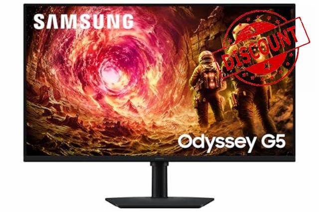 Samsung Odyssey Gaming LS32FG502EUXXU 32" QHD 1ms 180Hz IPS Gaming Monitor - 2560x1440